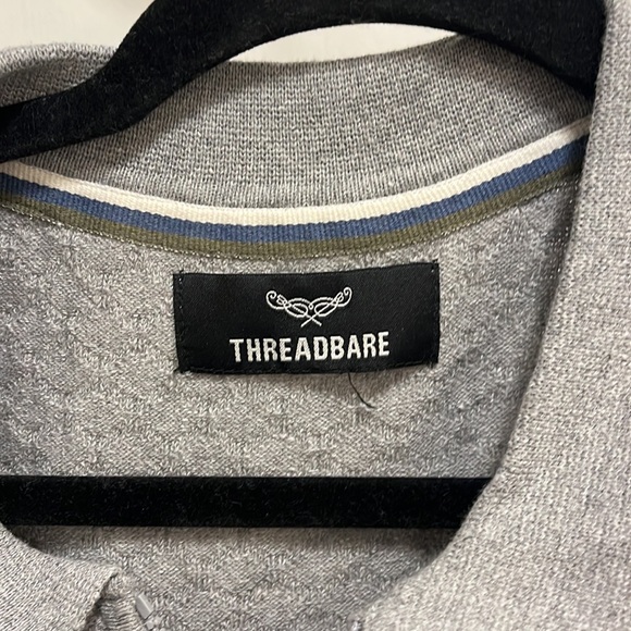 NWOT Mens Knit Polo Zipper Front - Picture 2 of 4